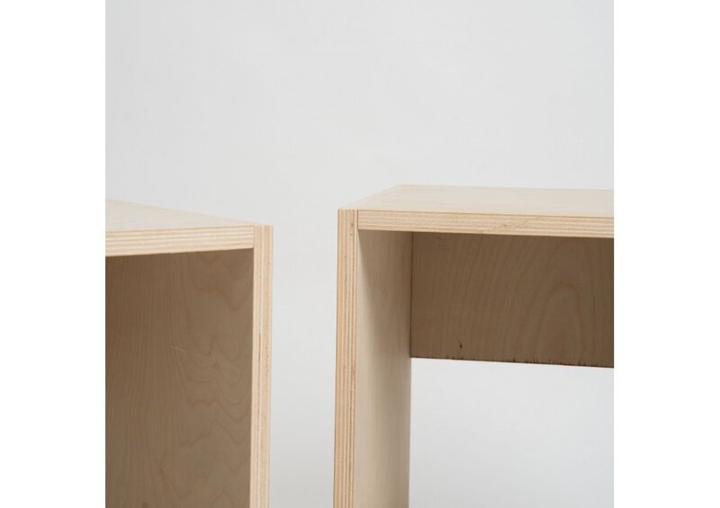 Noptiera, masuta cafea, cutie depozitare plywood (lemn stratificat)