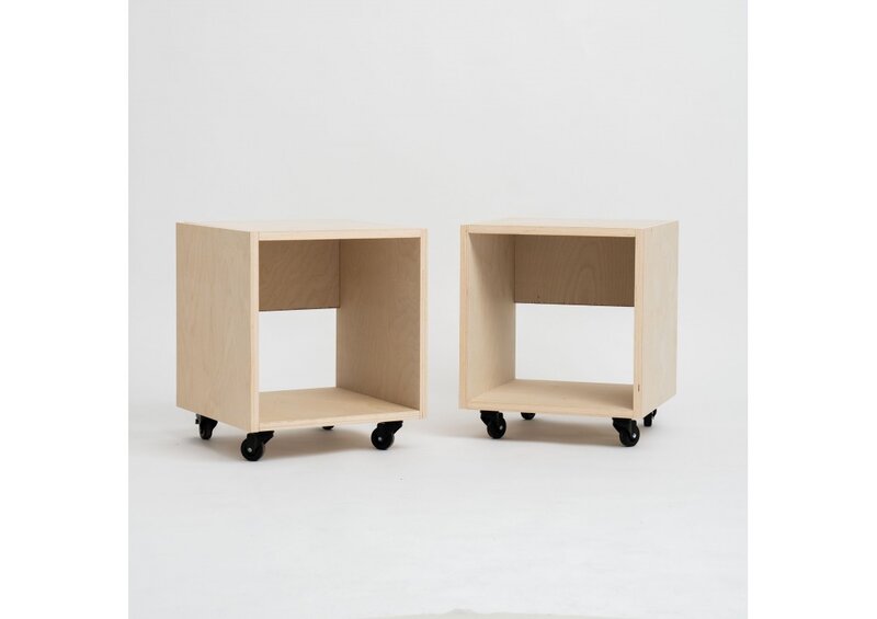 Noptiera, masuta cafea, cutie depozitare plywood (lemn stratificat)